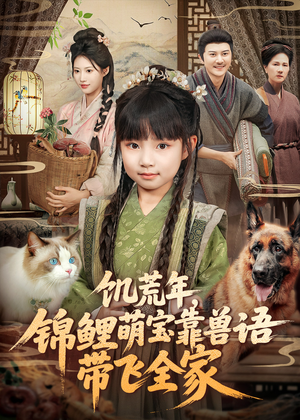 饥荒年，锦鲤萌宝靠兽语带飞全家（75集）熬夜追短剧