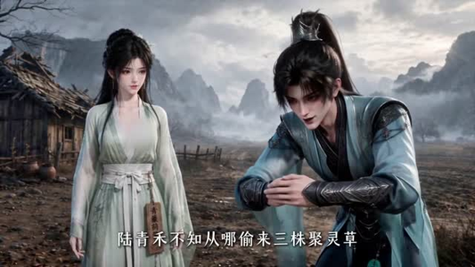 发配荒田，废灵根种出修仙路（77集）精彩短剧分享。