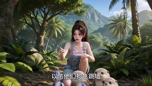 海岛开荒：我的员工是史前萌宠（47集）热门火爆短剧