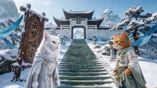 喵宗掌门是只废柴橘猫（162集）每日短剧分享