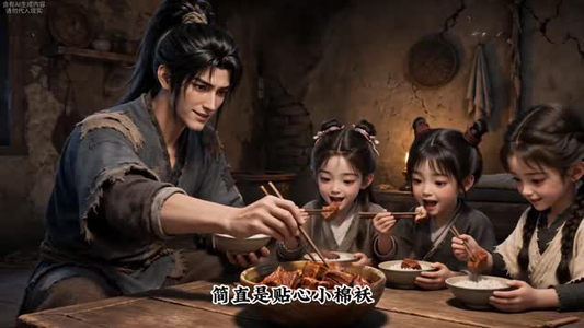 家有五女，穿越来的他连夜搞事业第一季（125集）今日短剧分享