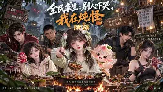 丛林求生：我靠干饭称霸全服（133集）姑嫂短剧